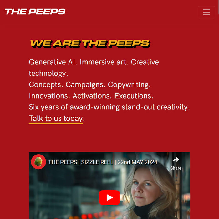 The Peeps website